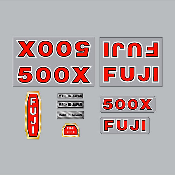 Fuji - 500X BMX decal set