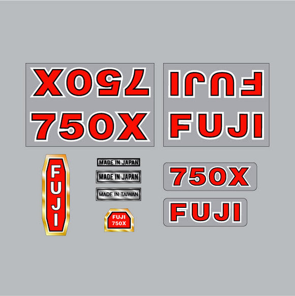 Fuji - 750X BMX decal set
