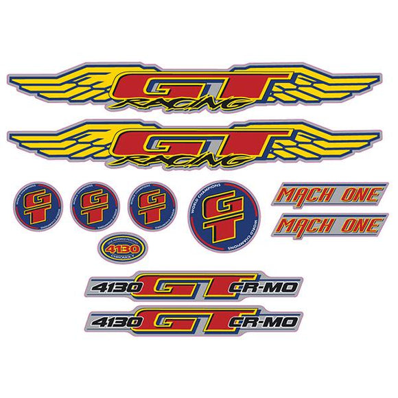 1998 GT BMX - Mach One - Chrome decal set