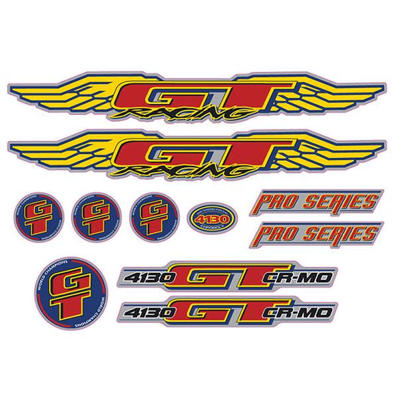 thumbnail image 2 of 1994 GT BMX Pro Series Chrome Decal Set - Restoration Stickers 2 of 3