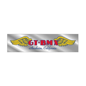 GT BMX - Anaheim chrome - bar decal