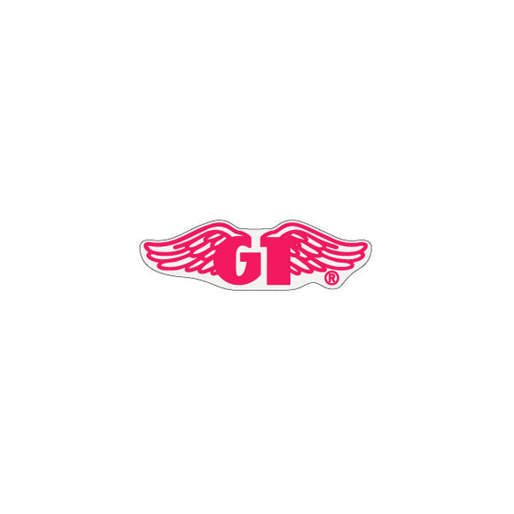 1987 GT BMX Wings - FLURO PINK seat clamp decal