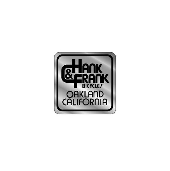 Hank & Frank -  square decal