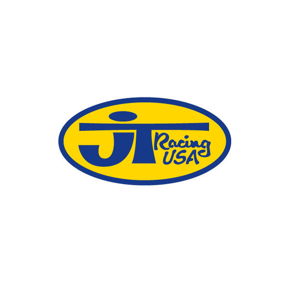 JT Racing - OVAL - Blue & Yellow decal