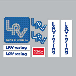 LRV - BLUE decal set