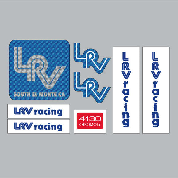 LRV - BLUE decal set