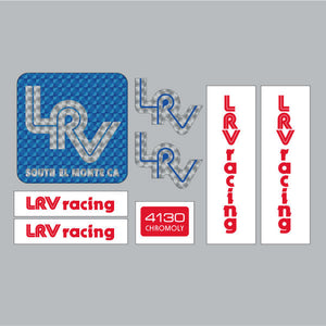 LRV - BLUE & RED decal set