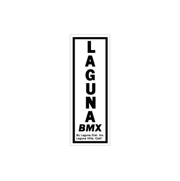 Laguna - BMX Hills Seat tube Black decal