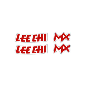 Lee Chi -  MX Caliper decals in Red