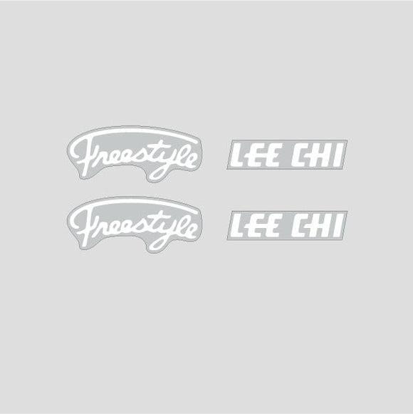Lee Chi -  Caliper decals in White