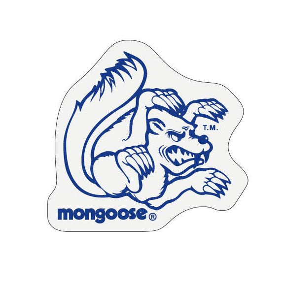 Mongoose - Helmet side Decals (pair) - Blue