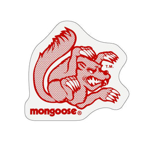 Mongoose - Helmet side Decals (pair) - Red filled in