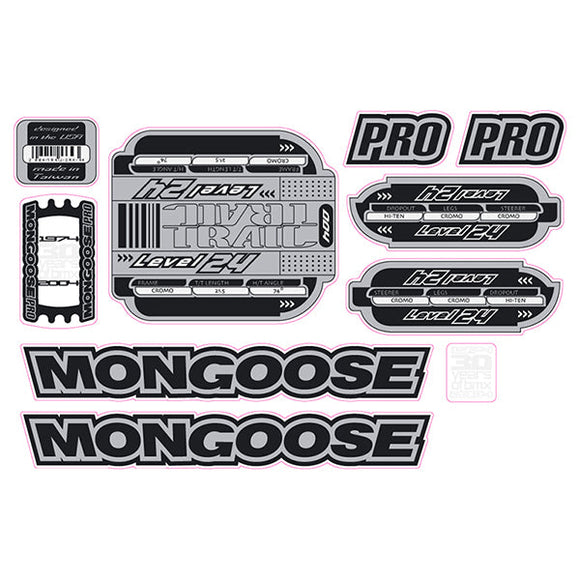 2004 Mongoose - Level 24 - Decal set