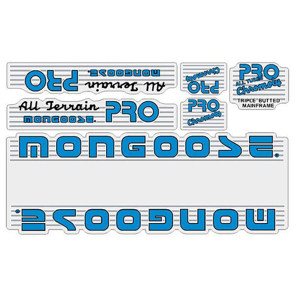 1986 Mongoose - ATB PRO Decal set
