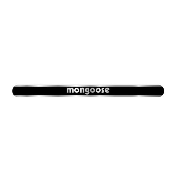 Mongoose - BLACK - seat clamp decal