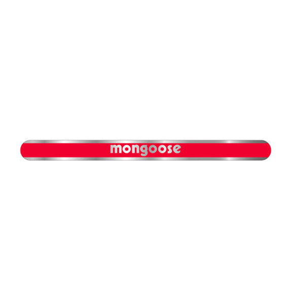 Mongoose - RED - seat clamp decal