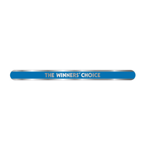 Mongoose - Winners choice BLUE - seat clamp decal