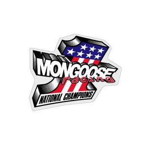 Mongoose - Mid school - National Champions - Seat tube decal