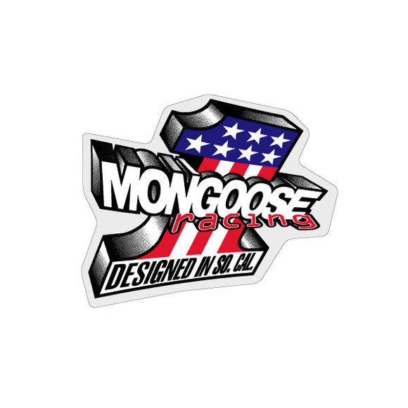 Mongoose - Mid school - Designed in SO Cal - Seat tube decal