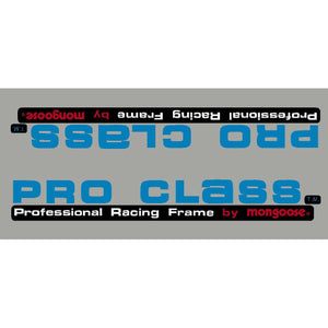 1983-84 Pro Class Mongoose down tube decal - black