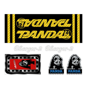 Panda - Charger Yellow PRISM decal set