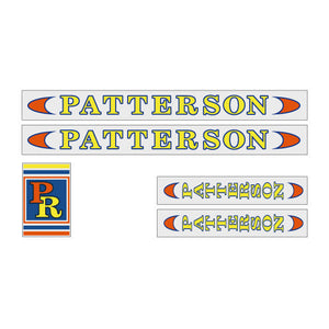 Patterson Racing - Gen 1 decal set