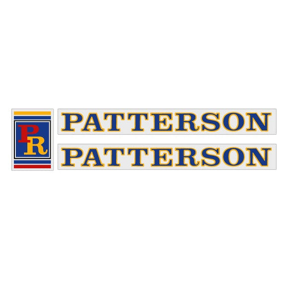 Patterson Racing - Gen 2 decal set