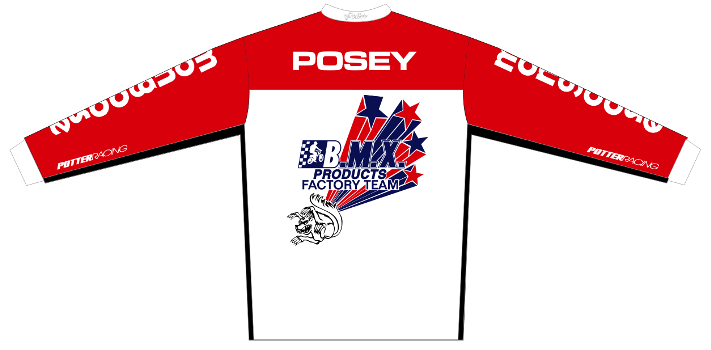 Team Mongoose Race jersey 1st generation BMX Products USA