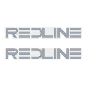 Redline - Chrome Seat Decal Set Old School Bmx