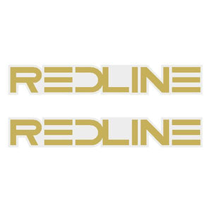 Redline - Gold Seat Decal Set Old School Bmx