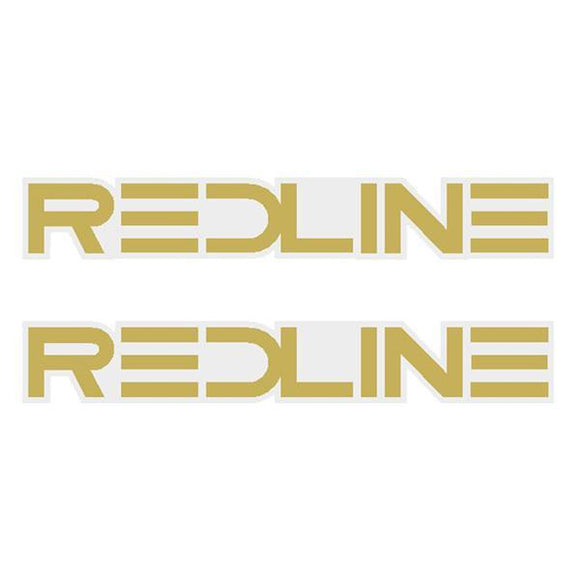 Redline - Gold Seat Decal Set Old School Bmx