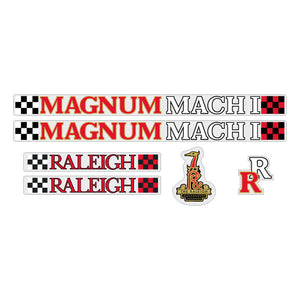 Raleigh - Mach One decal set