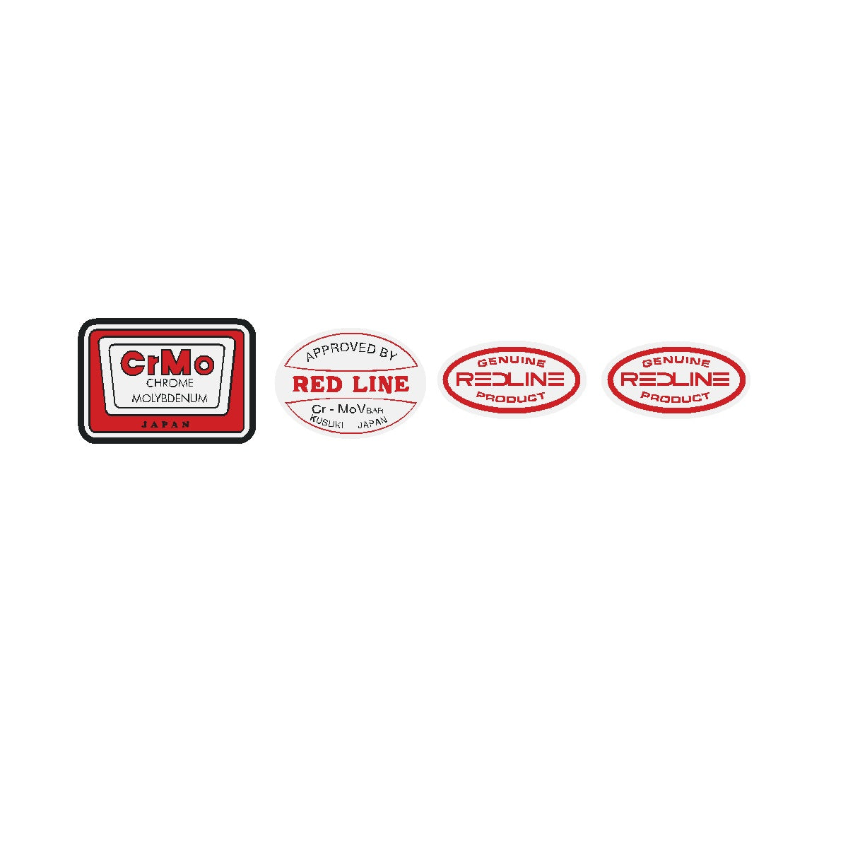 Redline Genuine Product bar, fork, and JAPAN downtube kit - New font ...