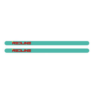 Redline Gen 3 - Teal with Yellow Triangle - Flight crank decal set