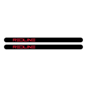 Redline Gen 3 Black with red LARGE logo - Flight crank decal set