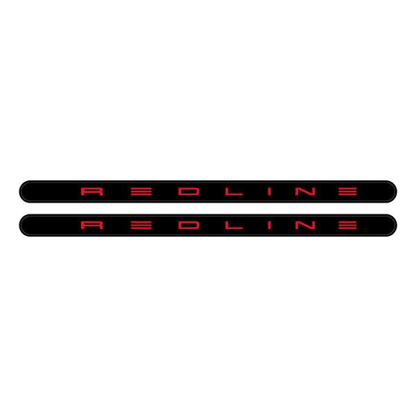 Redline Gen 4 Black with red logo - Flight crank decal set | BMX ...