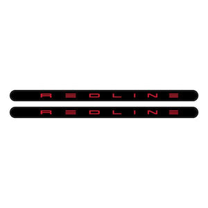 Redline Gen 4 Black with red logo - Flight crank decal set