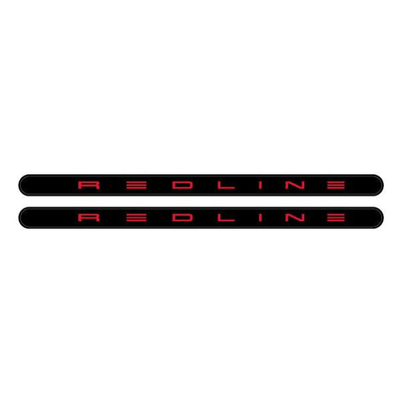 Redline Gen 4 Black with red logo - Flight crank decal set