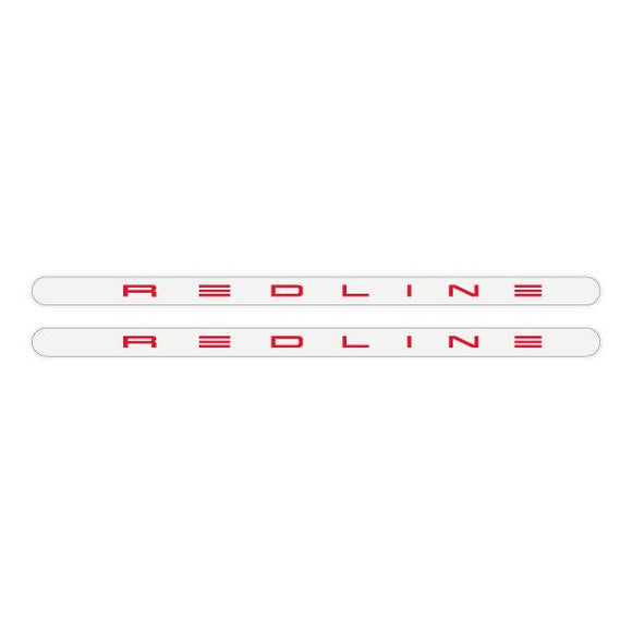 thumbnail image 2 of Redline Gen 3 Flight Crank Decal Set – Yellow With Red Logo, BMX Stickers 2 of 3