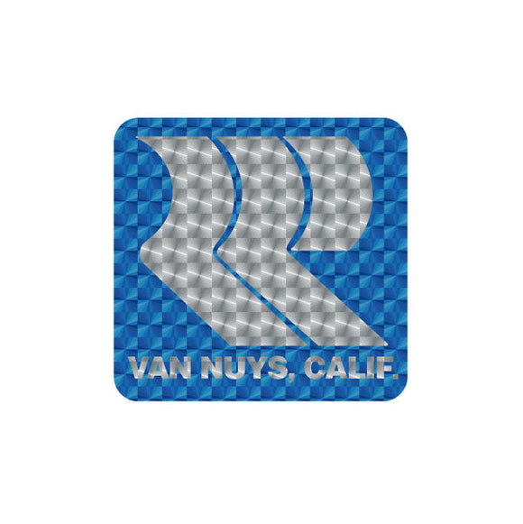 Robinson - Early PRISM Van Nuys - BLUE Head tube  decal