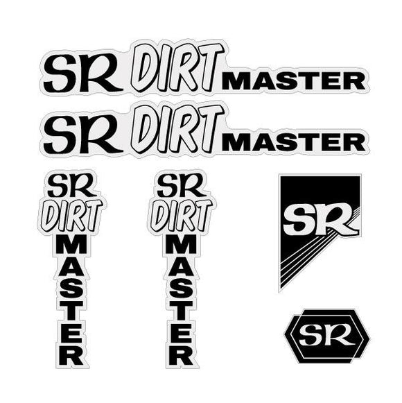 SR Sakae - DIRT Master BMX Decal set