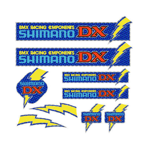 Shimano - DX BMX PRISM decal set