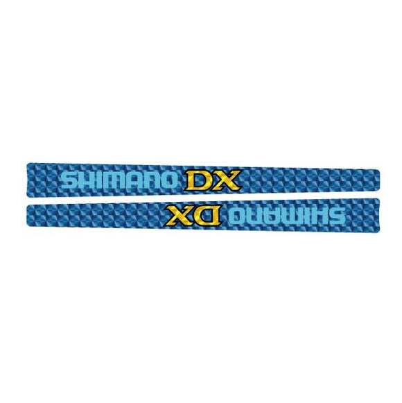 Shimano DX Crank decal set - BLUE