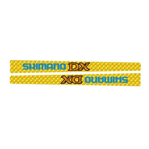 Shimano DX Crank decal set - YELLOW