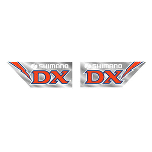 Shimano - DX Components - Chrome decal set- old school bmx