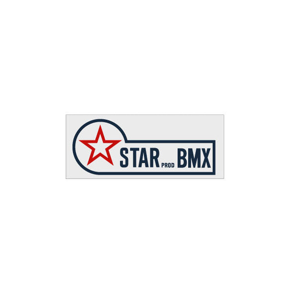 Star Products - BMX blue red decal