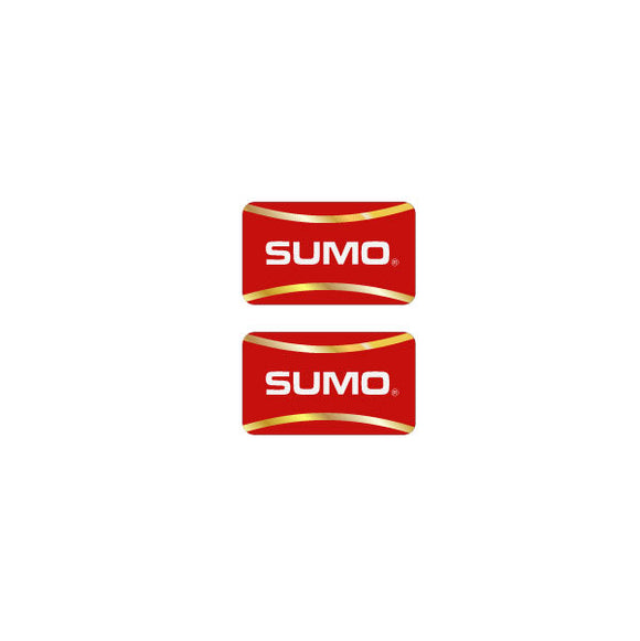 Sumo - Red, Gold and White rim decals