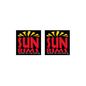 SUN - Rims square decals