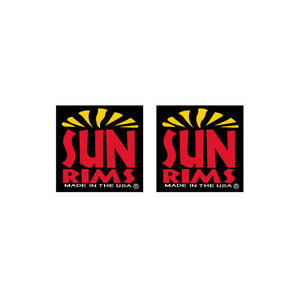 SUN - Rims square decals