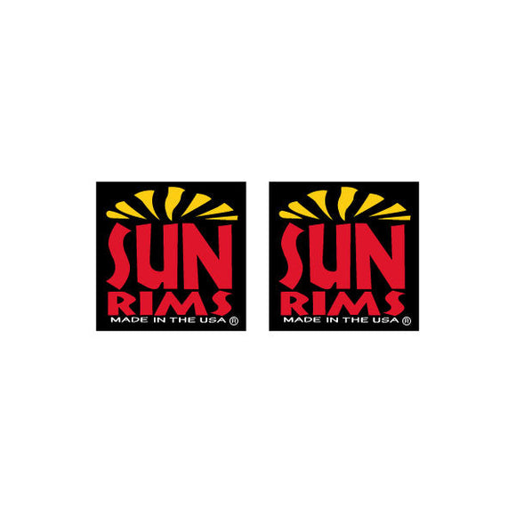 SUN - Rims square decals
